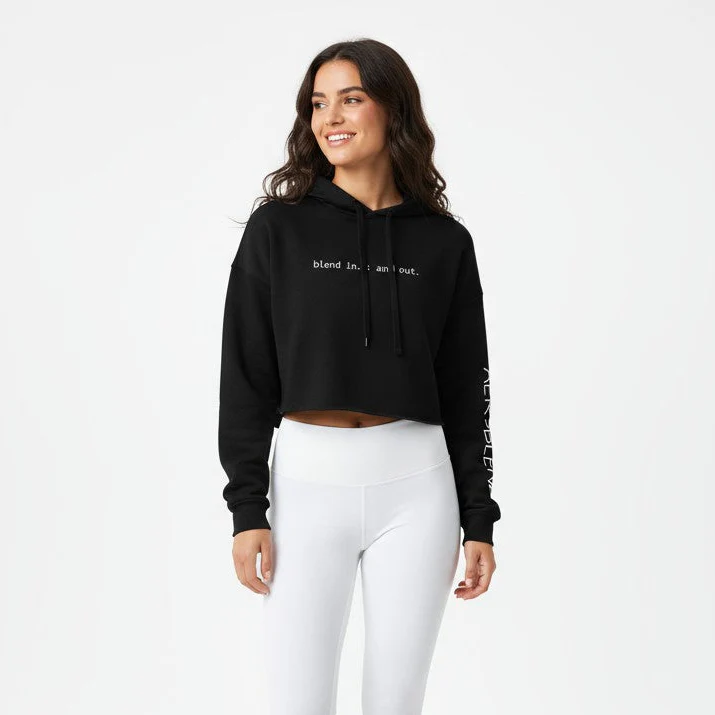 Aeroblend Cropped Hoodie | Blend In. Stand Out. - Image 12