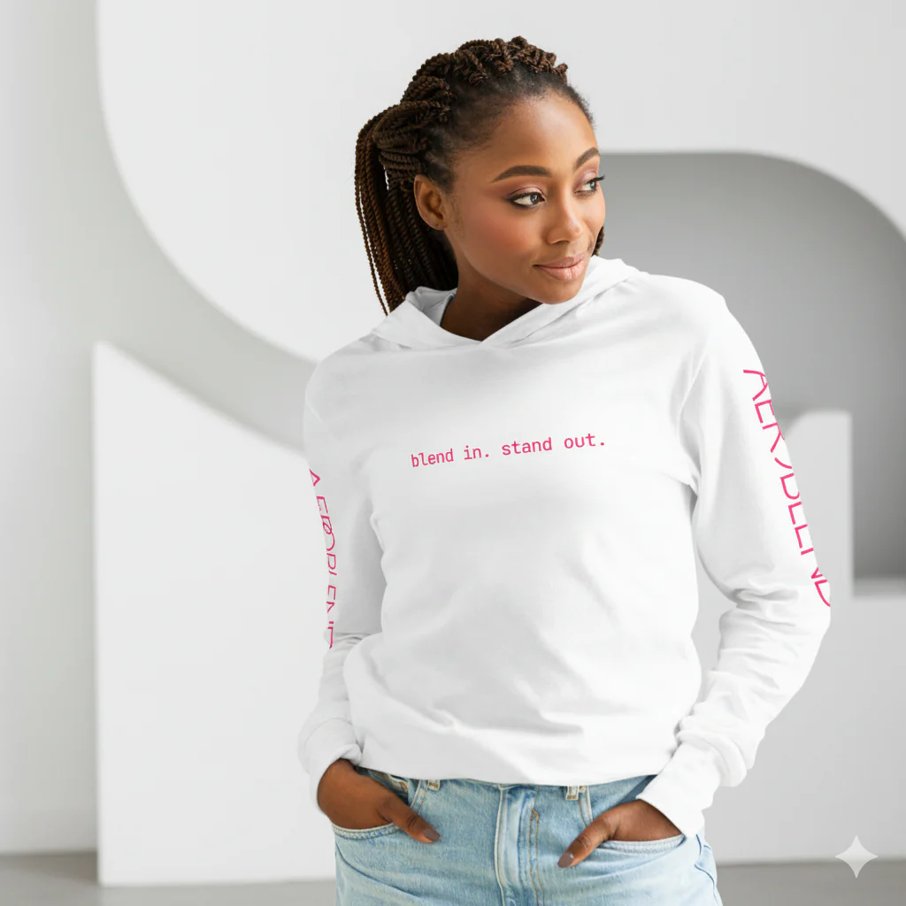 Aeroblend Hooded Long Sleeve Tee | Blend In. Stand Out. - Image 6