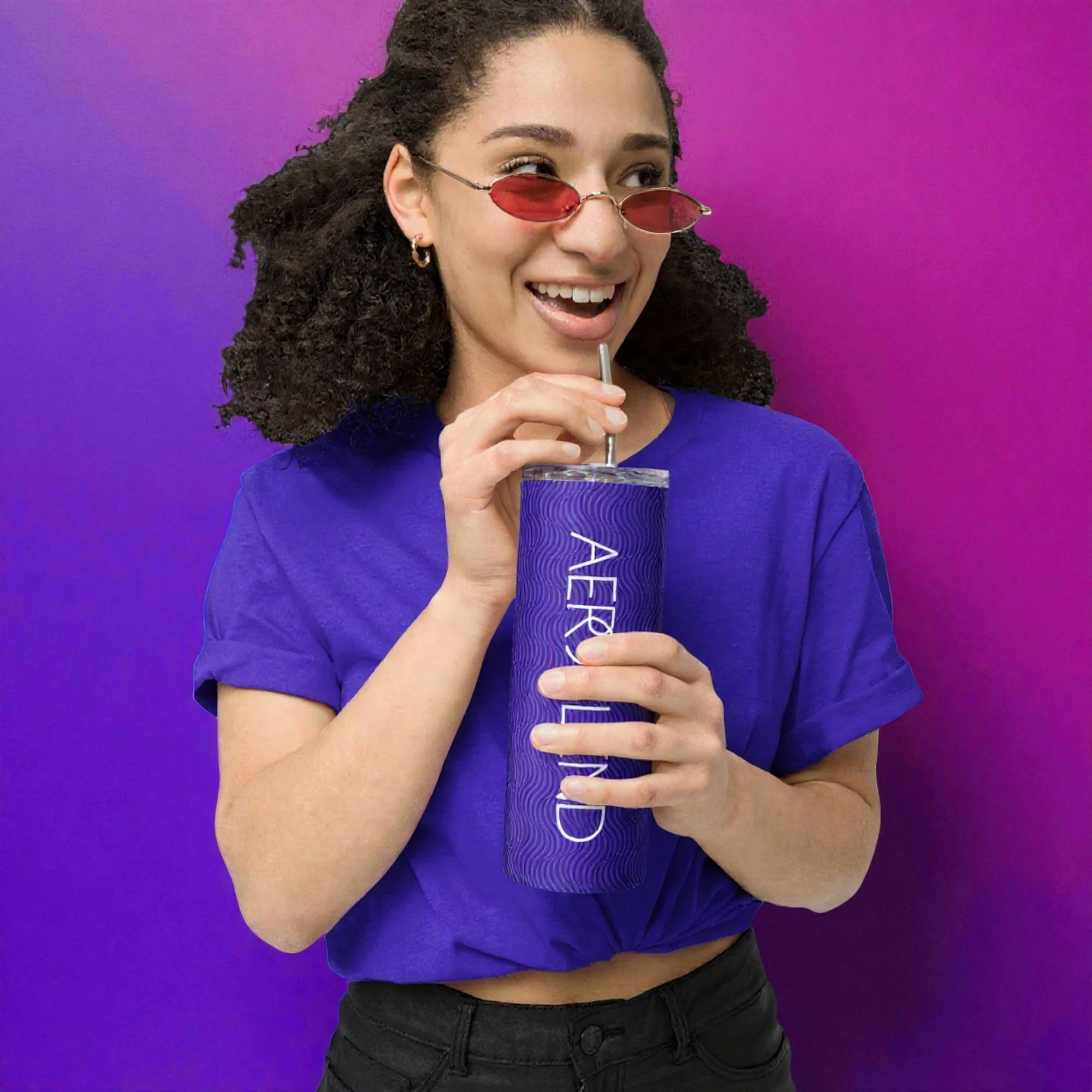 Aeroblend Stainless Steel Tumbler | Royal Blue - Image 2