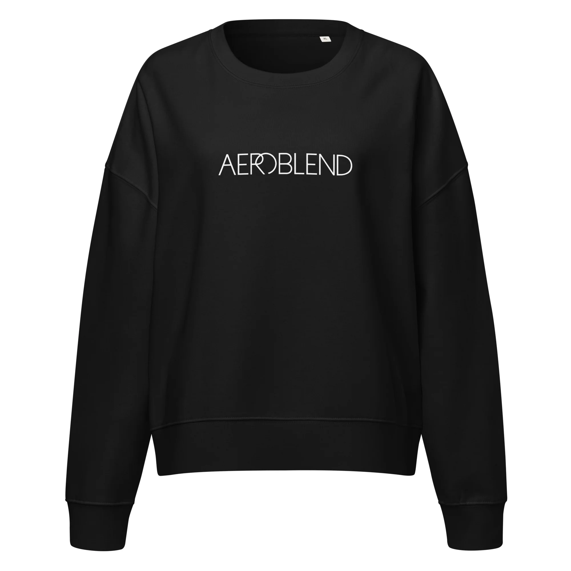 Aeroblend Organic Crewneck Sweatshirt | Black - Image 7